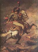 Jean Louis Voille Charging Chasseur by Theodore Gericault painting